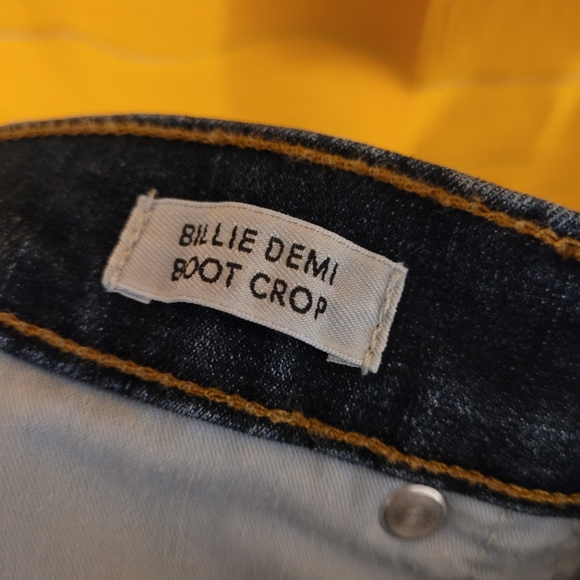 J. CREW Women's Billie Demi Boot Crop Jeans Size 29 Dark Wash AJ855 High Rise - Picture 7 of 15